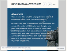 Tablet Screenshot of basejumping.co.uk